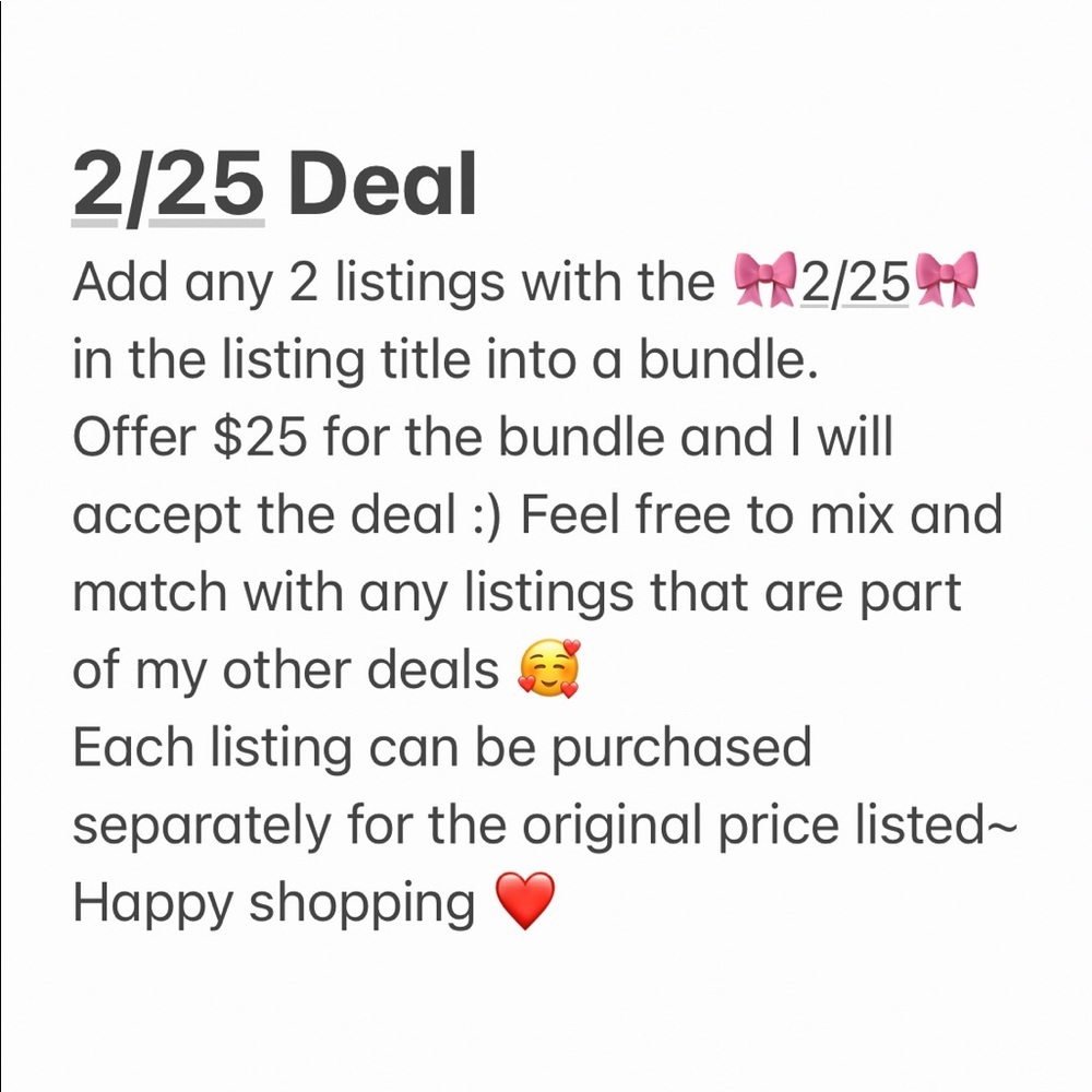 Money Saver Bundle Deals 🥰 - Picture 4 of 4